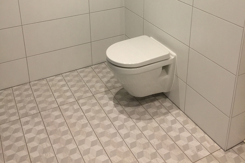 badkamer escher tegelvloer